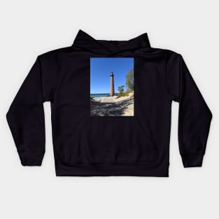 Lighthouse In the Sand Kids Hoodie